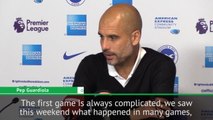 The first game is always difficult - Guardiola