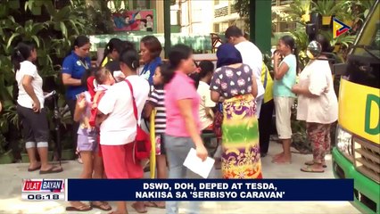 DSWD, DOH, DepEd at TESDA, nakiisa sa 'Serbisyo Caravan'