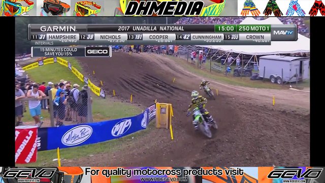 AMA MOTOCROSS 2017 UNADILLA NATIONAL - 250 MOTO 1 FULL RACE 60FPS