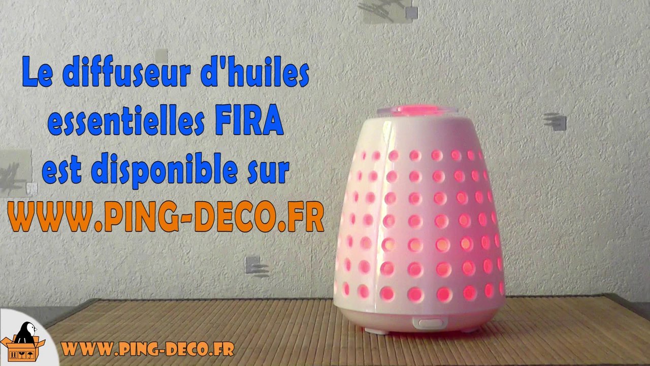 Diffuseur d'huiles essentielles ultrasonique FIRA (WWW.PING-DECO.FR)