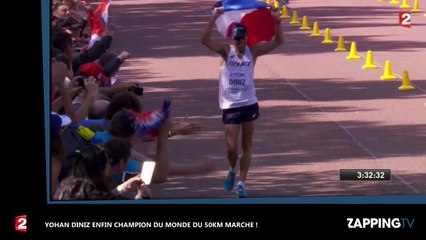 Yohan Diniz enfin champion du monde du 50km marche ! (vidéo)