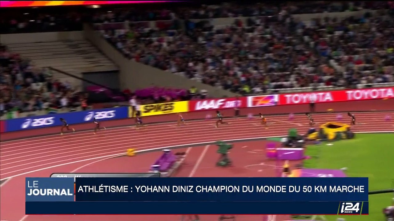 Athlétisme: Yohann Diniz, champion du monde 50km de marche