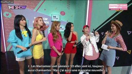 170711 MAMAMOO "The Show" Interview (VOSTFR)