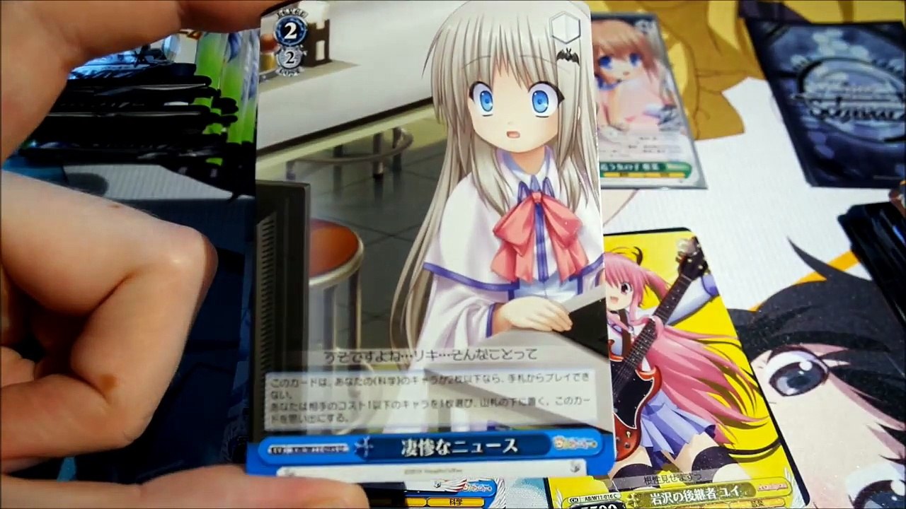 Weiss Schwarz Unboxing Angel Beats! & Kud Wafter