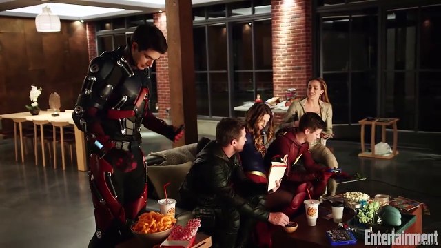 CW Superheroes Crossover: Behind The Scenes | Cover Shoot | Entertainment Weekly