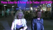 Courtney Stodden and Doug Hutchison talk about voting and why she shaved off her hair at A