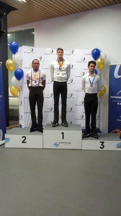 2017 QSC Senior Men Medal Ceremony (Fancam) 1080p - Nicolas Nadeau, Elladj Baldé, Liam Firus