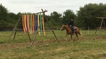 Un tour sur le parcours d'extreme cowboy race du ranch de Maëva Pécault