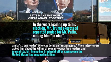 Combative Trump Pulls His Punches for One Man: Putin