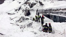 Earthquake in Italy Causes Avalache Burying Mountain Hotel