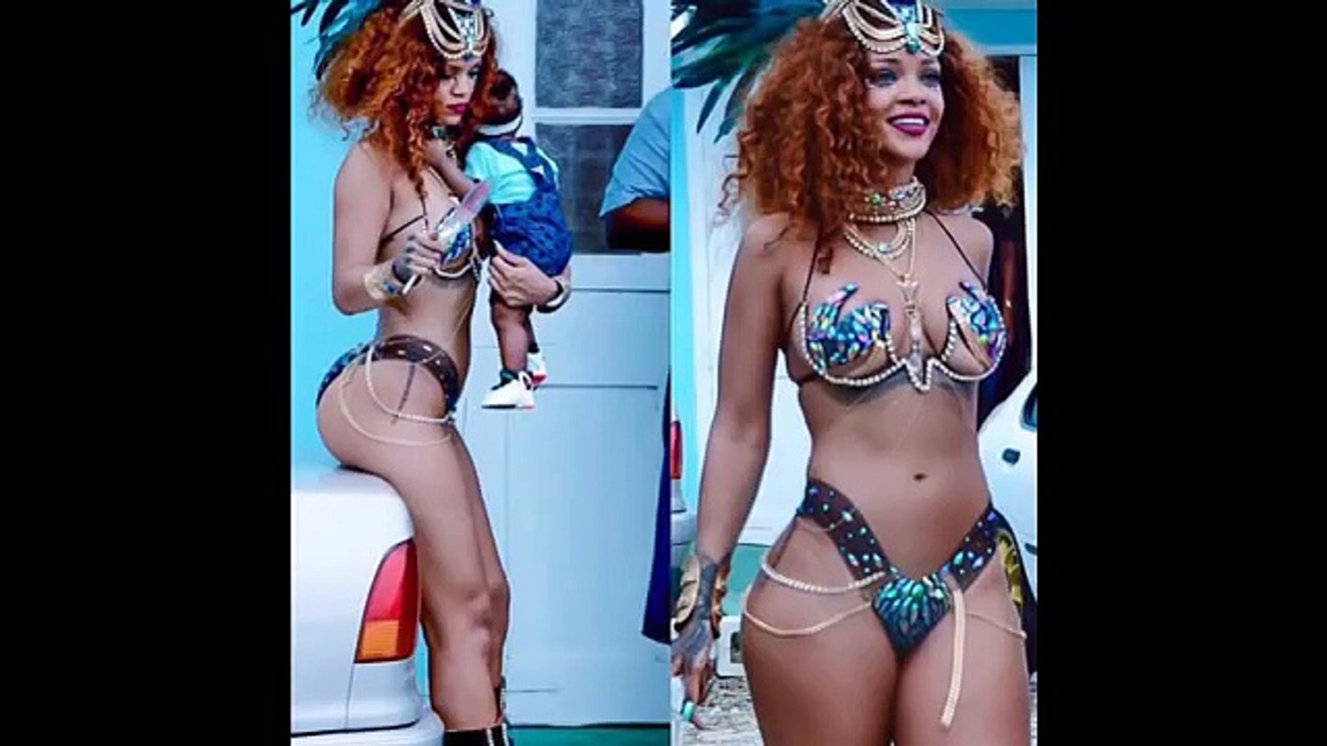 ⁣RIHANNA brings 'HOT GIRL' ON STAGE drake has all the fun