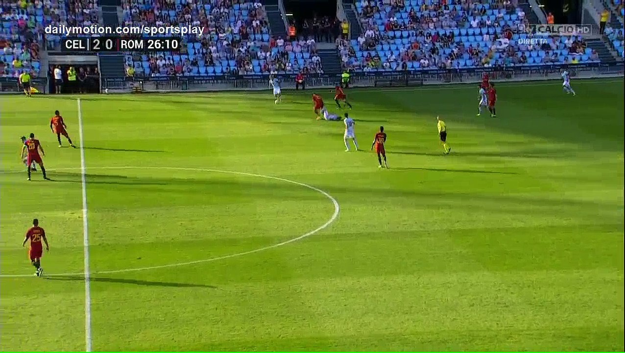 Pione Sisto second Goal HD - Celta Vigo 3 - 0 AS Roma - 13.08.2017 (Full Replay)