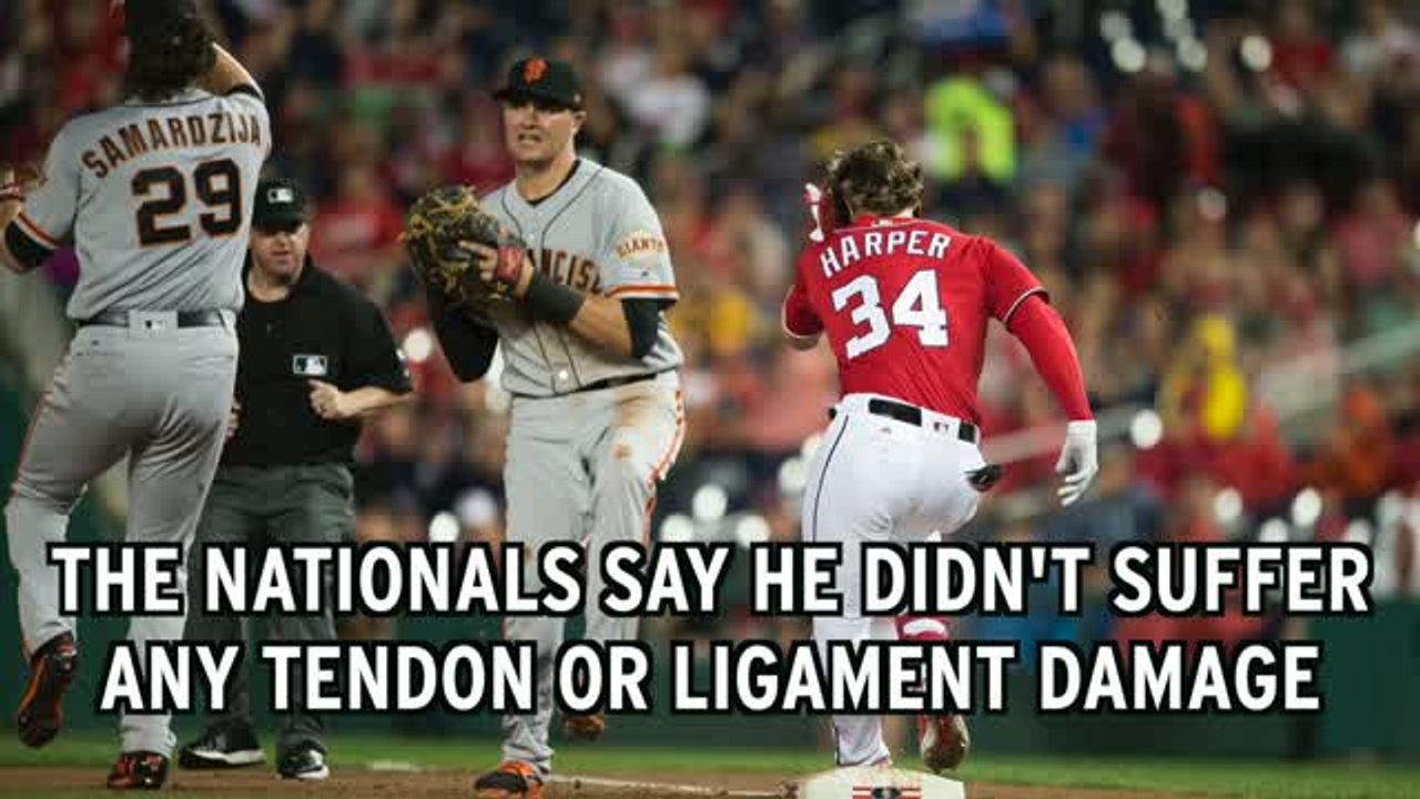 Bryce Harper Suffers Scary Knee Injury After Wild Slip