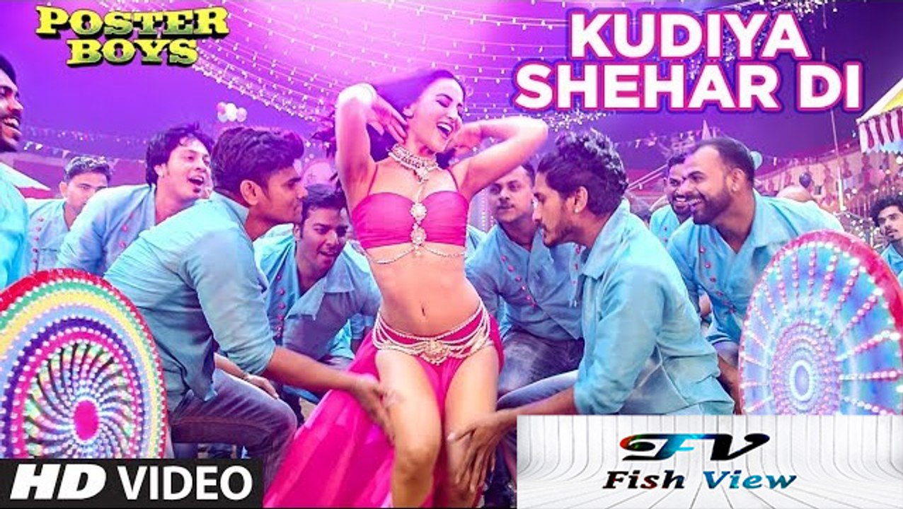 Kudiya Shehar Di Song  Poster Boys  Sunny Deol, Bobby Deol, Shreyas Talpade, Elli AvrRam