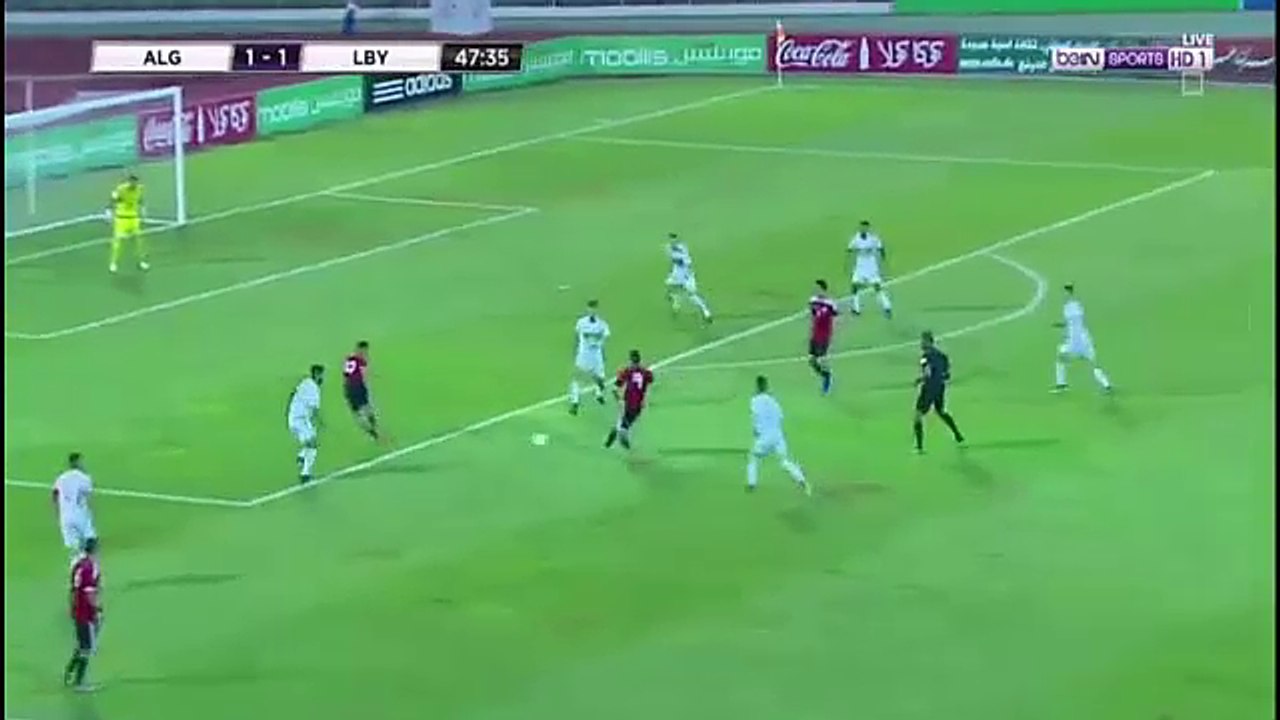 أهداف مباراة الجزائر وليبيا 1-2  أمم افريقيا لل...