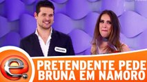 Pretendente pede Bruna em namoro e resposta surpreende