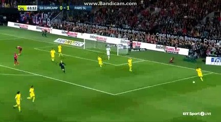 Edinson Cavani Goal HD - EA Guingamp 0-2 PSG 13.08.2017