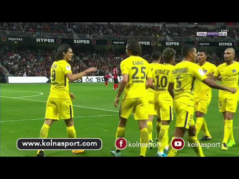 Guingamp 0 - 2 PSG # Cavani
