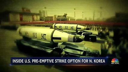 The Pentagon Prepares Pre-Emptive Strike Plan For North Korea  NBC Nightly News