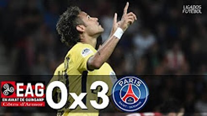 Guingamp vs Paris Saint-Germain 0-3 - All Goals & Highlights (13-08-2017)