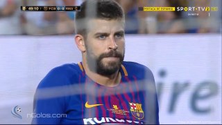 Gerard Pique Clumsy Own Goal vs Barcelona (0-1)