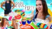 Summer Pool Party ♡ Makeup + Hair, DIY Snacks, and Outfit Ideas! By Alisha Marie