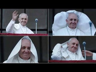 VIDEO: El viento le juega una mala broma al Papa Francisco