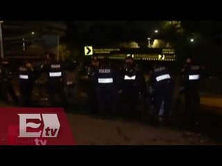 Despliegue policiaco en Ciudad Universitaria por incendio de Metrobús / Martín Espinosa