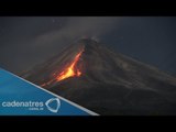 Toman precauciones por aumento de actividad en el volcán de Colima