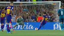 اهداف برشلونة وريال مدريد 1-3 كاس السوبر الاسباني hd 2017