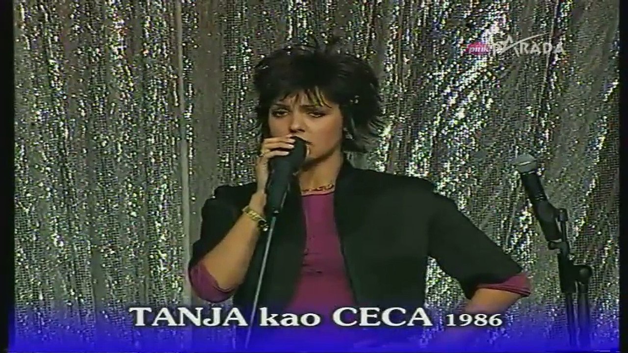 Tanja Savic kao Ceca (imitacija)