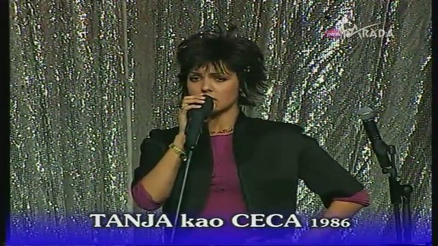 Tanja Savic kao Ceca (imitacija)