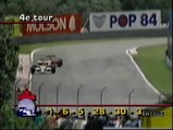 Gran Premio del Canada 1989: Pit stop di A. Senna, squalifica di Nannini e sua intervista e sorpasso di Berger a Boutsen