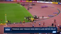 i24NEWS DESK | Trinidad and Tobago wins men's 4*400-meter relay | Sunday, August 13th 2017
