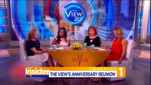 The View Co hosts Debbie Matenopoulos, Joy Behar, Meredith Vieira, and Star Jones Reunit
