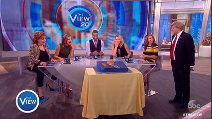 Donald Trump Surprises Joy Behar For Her Birthday | The View
