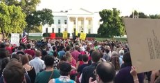 Crowds Condemn Charlottesville Violence Outside White House