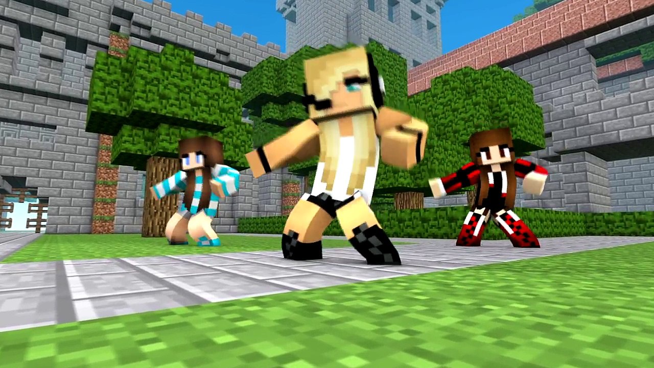 Minecraft Songs Shake My Axe Psycho Girl 4 and Little Square Face Minecraft Songs