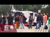 Disturbios en enfrentamientos entre policías y estudiantes en Ciudad Universitaria