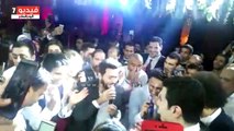 نجوم مسرح مصر يرقصون مع تامر حسنى فى حفل زفاف محمد أنور