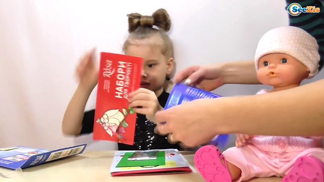 ✔ Nenuco Baby Doll и девочка Поля пишут письмо Деду Морозу. Видео для детей / Video for Kids ✔