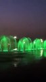 Dancing fountain on Pakistan National Anthem in Minar e Pakistan Lahore August 2017