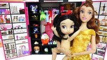 Disney Princesses Dolls Dress Up Belle Snow White Baby Barbie Closet