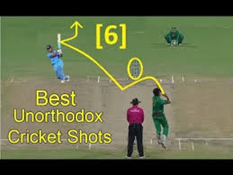 Top 10 Crazy Shots in Cricket History played by the top players