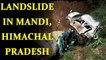Mandi : Cloud Bust triggered landslide trapped two buses, 50 people dead | Oneindia News
