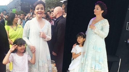 Aishwarya Rai Bachchan Hoists Indian Flag In Melbourne