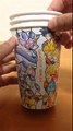 ドラゴンボール 紙コップ漫画 dragonball papercup art