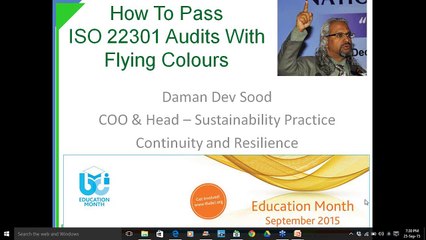 How To Pass ISO 22301 Audits With Flying Colours