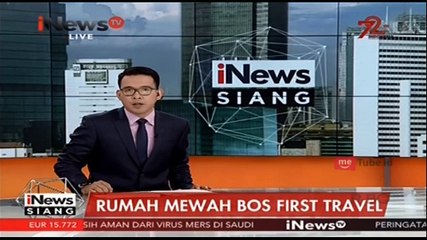 Rumah Mewah Bos First Travel Masih Terpasang Garis Polisi
