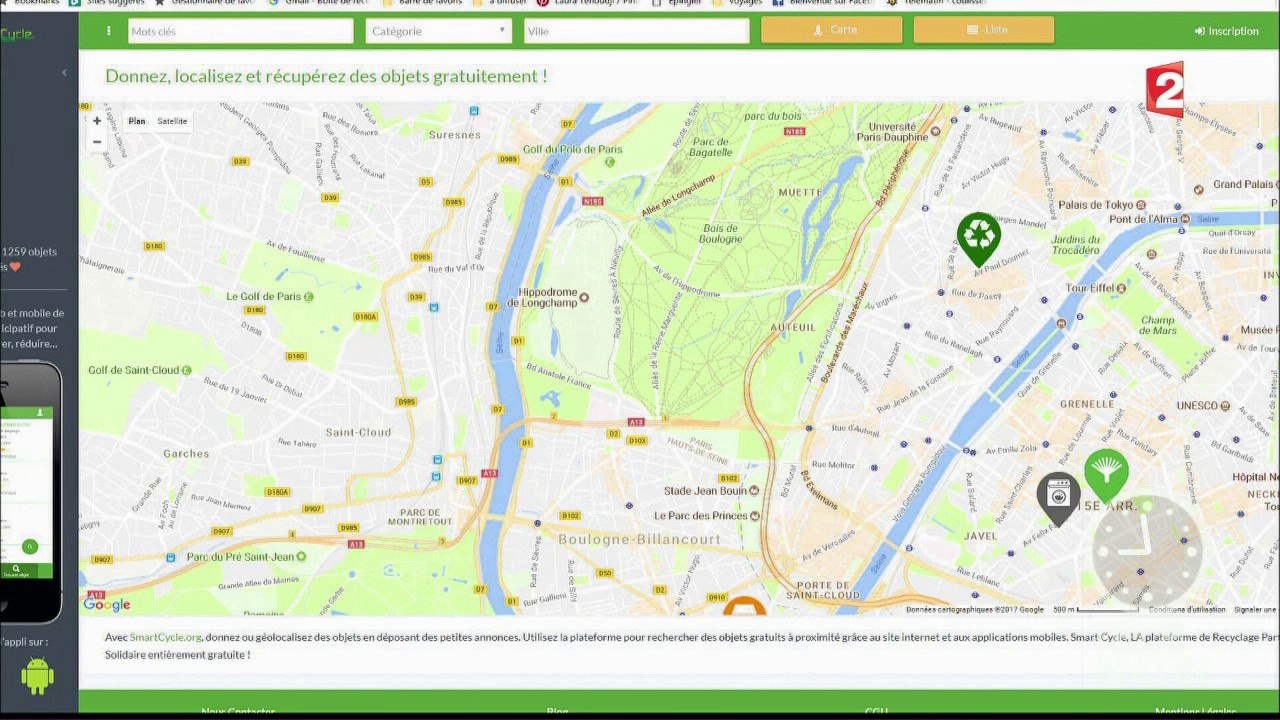 Une application pour recycler vos objets